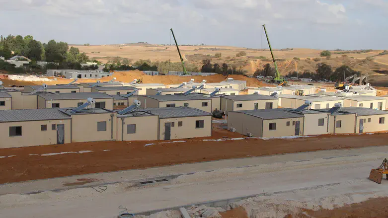 הבתים שהוקמו ברוחמה לתושבי כפר עזה