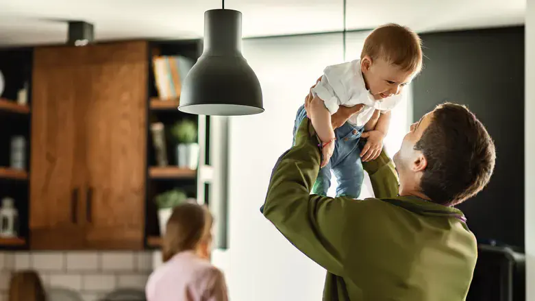 Israeli soldier at home