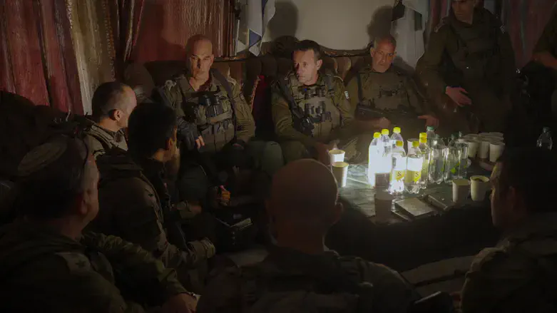 IDF Chief of Staff Herzi Halevi in southern Lebanon