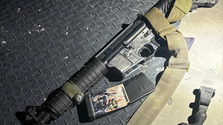 weapon found on terrorist who was eliminated in Jenin