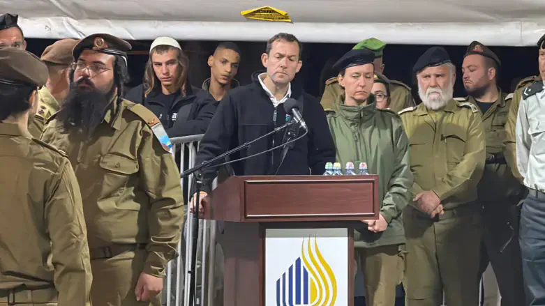 Dagan at the funeral