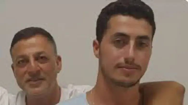 קובי סמרנו עם בנו יונתן ז"ל