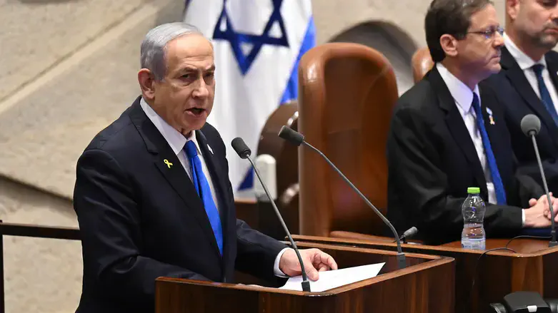 בנימין נתניהו במליאה
