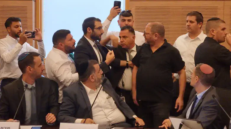 MK Cassif confronts the civilian in the committee