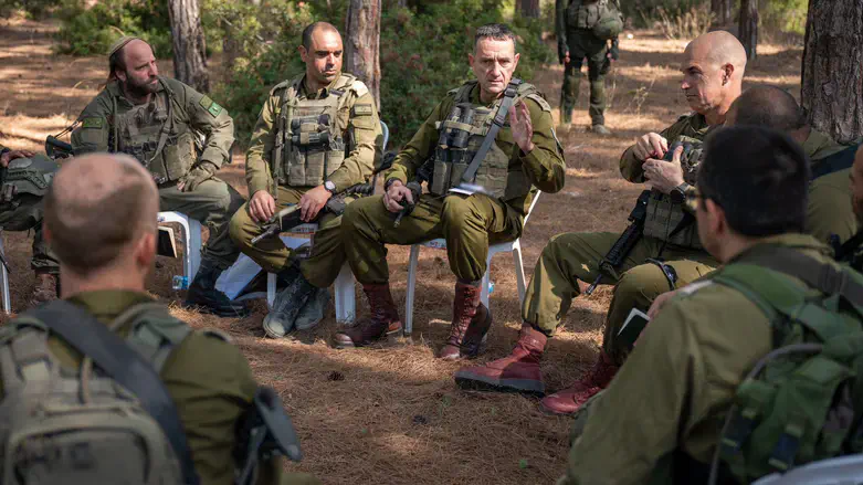 Halevi with the reservists