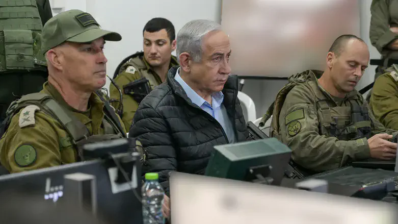 נתניהו בסיור בגבול לבנון