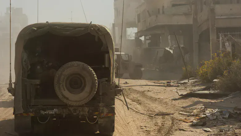 IDF soldiers in Jebalia (archive)