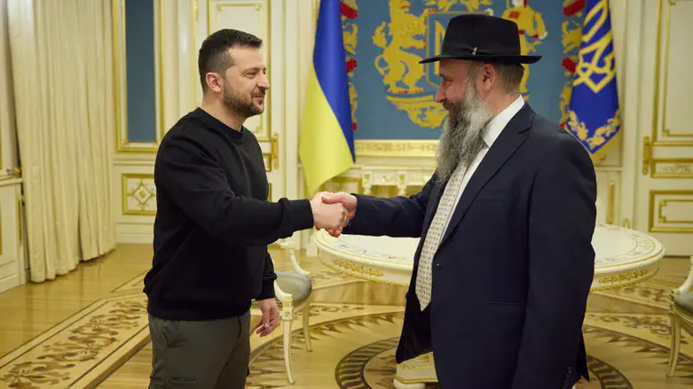 Меир Стамблер и Владимир Зеленский