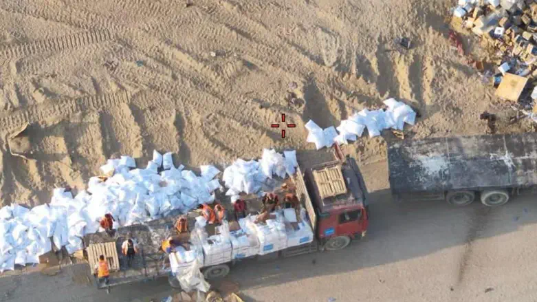 Humanitarian aid brought into Gaza