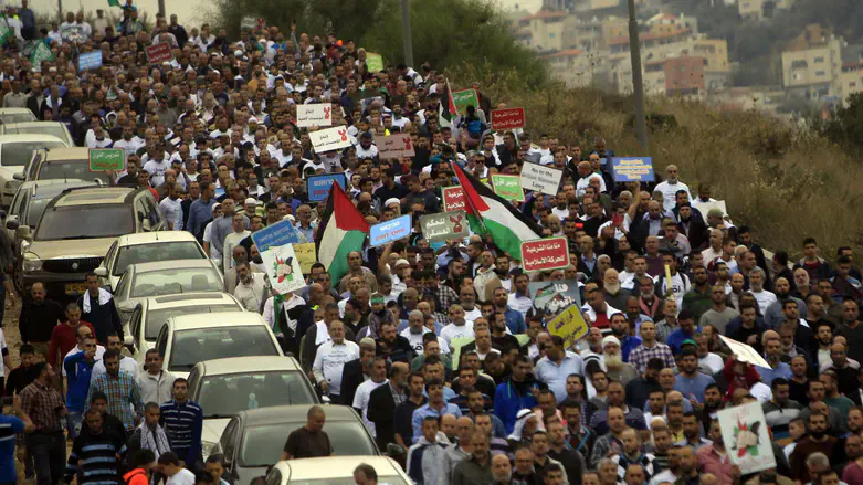 Islamic Movement march in Umm al-Fahm