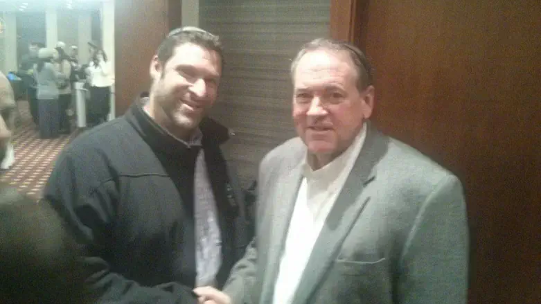Mike Huckabee with Ari Fuld