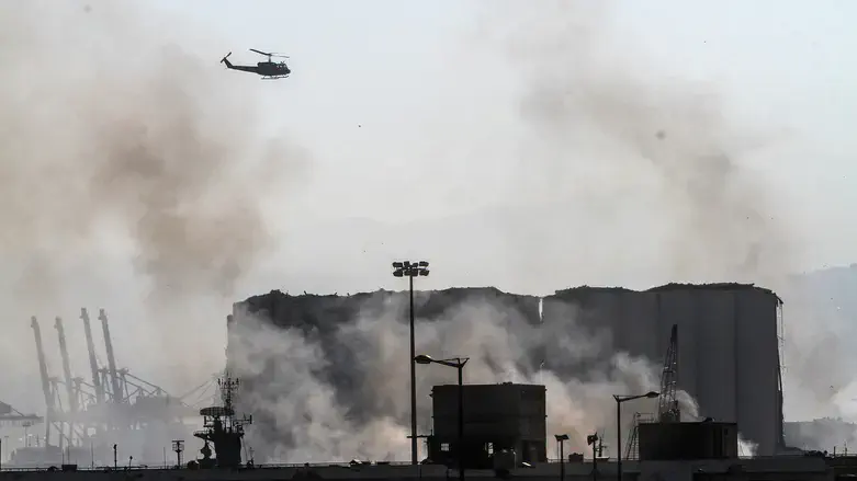 The aftermath of the Beirut port explosion