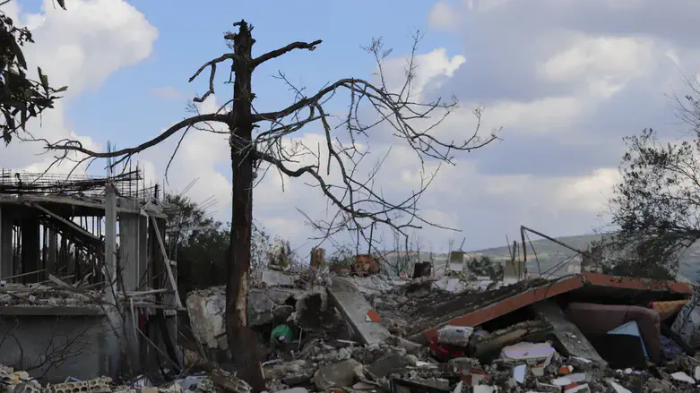 סיור בקו שני של הכפרים בגזרה המזרחית בלבנון
