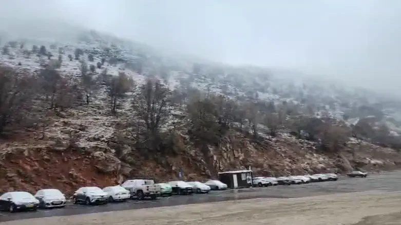 שלג ראשון בחרמון