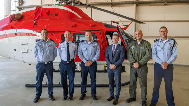 טקס קליטת מסוק ה"עופר"