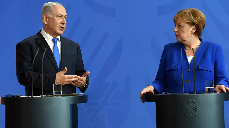 נתניהו ומרקל