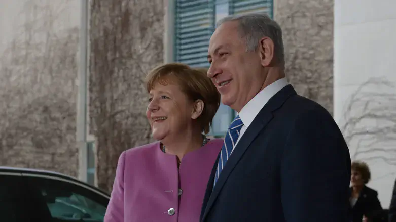 Ангела Меркель и Биньямин Нетаньяху