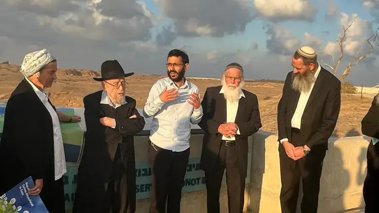 סיור הרבנים בעוטף עזה