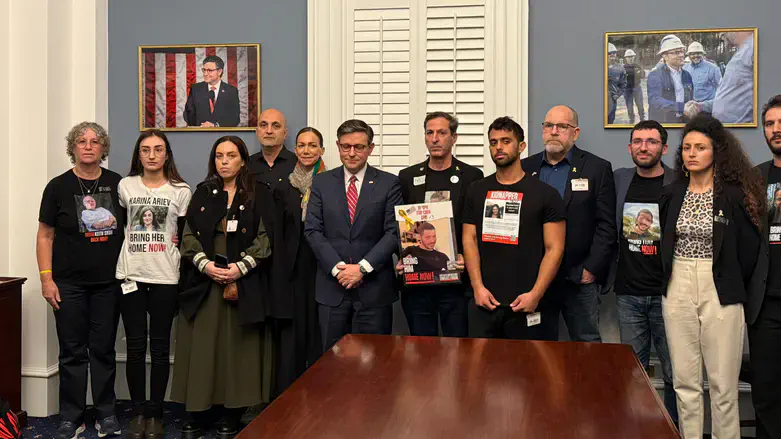 Hostage families meet House Speaker Johnson