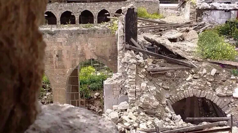The Central Synagogue of Aleppo in January 2016