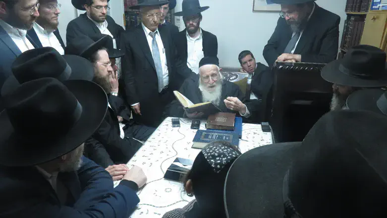 Meeting in the home of the new leader