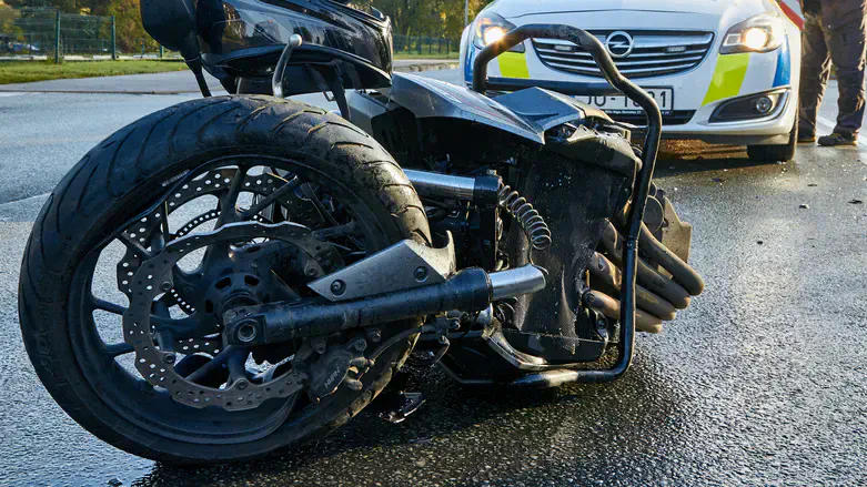 תאונת אופנוע, אילוסטרציה