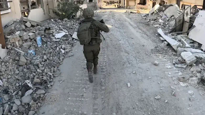 Боец бригады «Нахаль» в Рафиахе. Иллюстрация