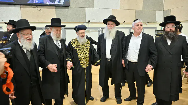 הרב יוסף והרב שיינין באירוע