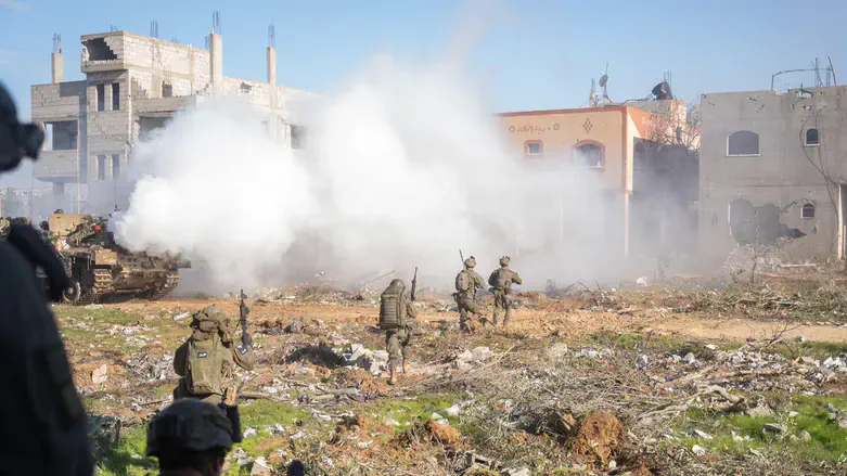 Nahal combat soldiers in Gaza