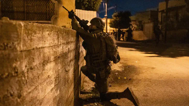 IDF soldier in Judea and Samaria