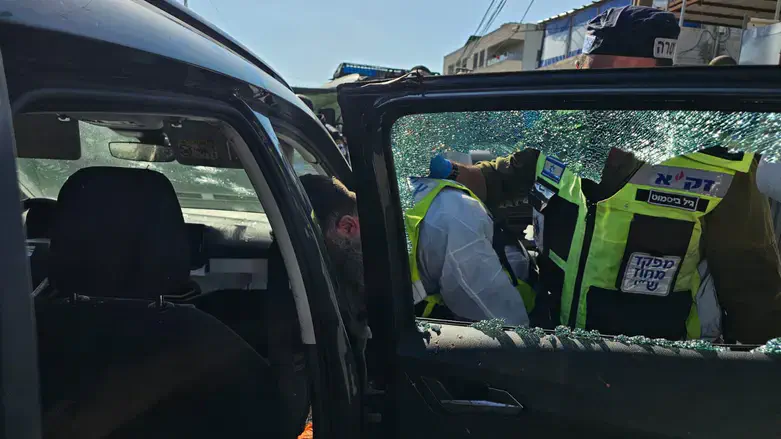 זירת הפיגוע השבוע