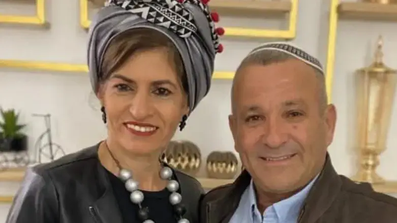 אילנה פרץ ובעלה