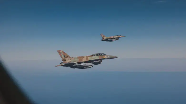 IAF fighter jets in skies of Middle East