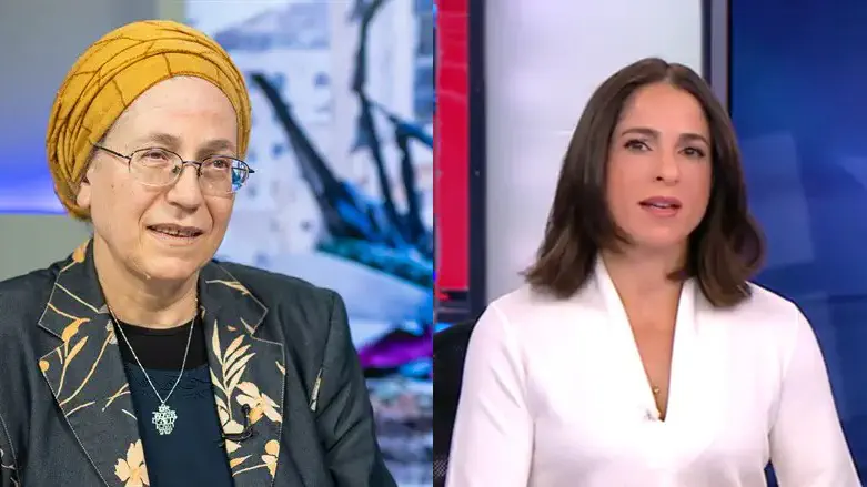 נסלי ברדה לצד אורית סטרוק