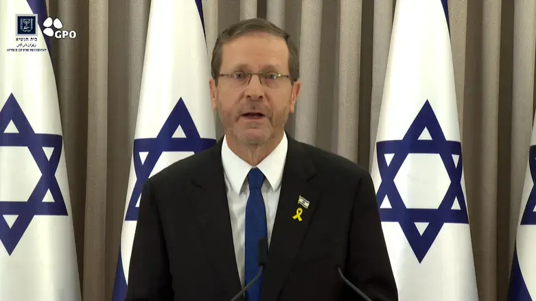 President Herzog reacts to hostage deal