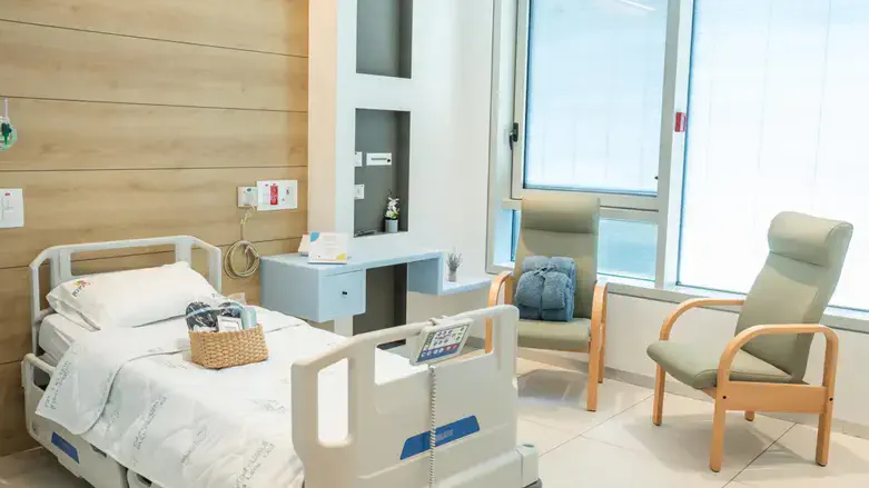 The rooms being prepared