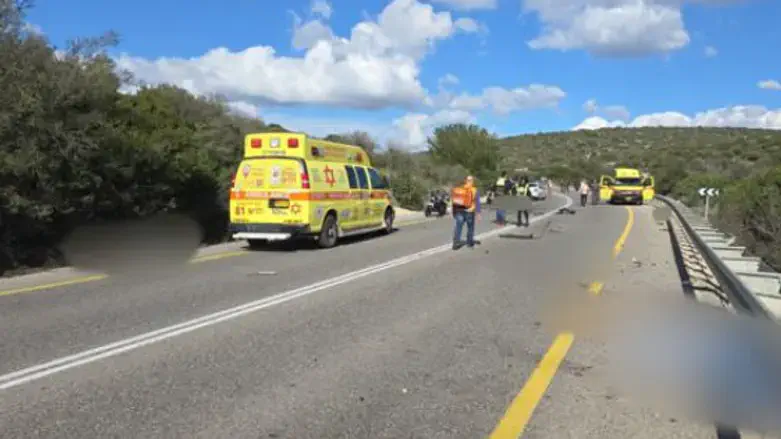 זירת התאונה