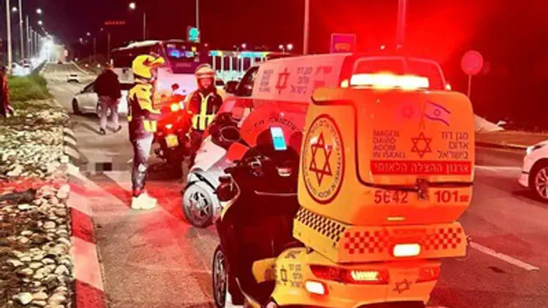 זירת התאונה