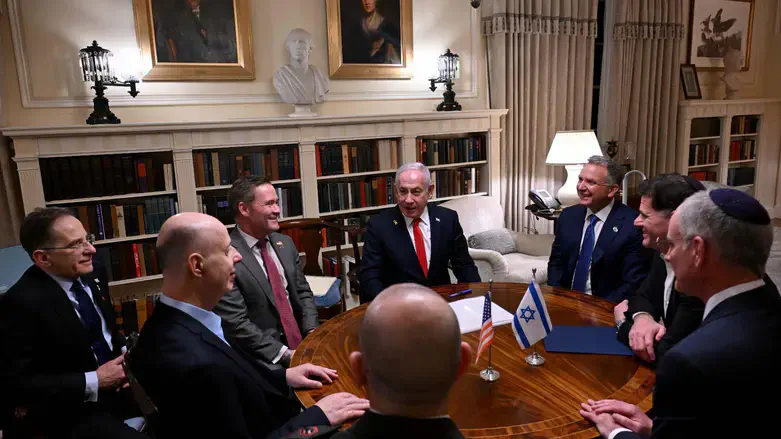 ראש הממשלה נפגש עם סטיב וויטקוף ומייק וולץ