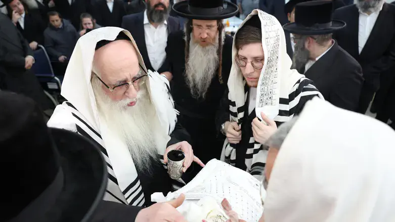 האדמו"ר מצאנז בברית