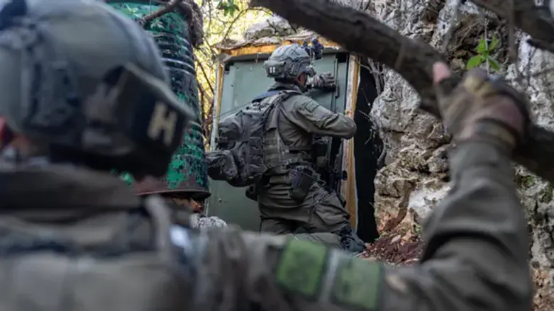 IDF at underground Hezbollah infrastructure