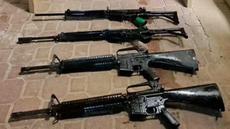 Some of the weapons that were seized