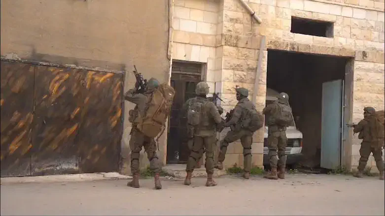 IDF forces in Jenin