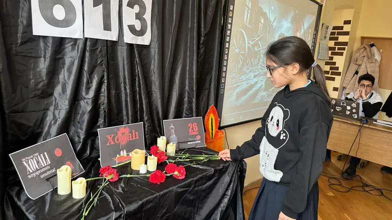 In memory of the massacre