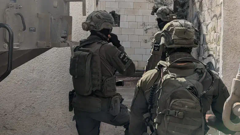 IDF forces in Jenin