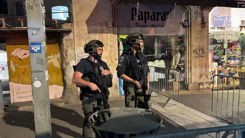 Место стрельбы в Иерусалиме