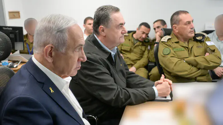 Netanyahu and Katz at the situational assessment
