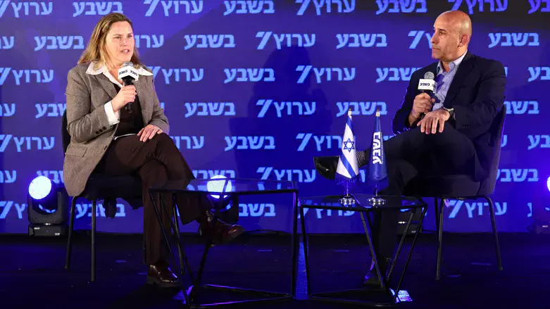 אמיר אביבי ורונית פרקש בכנס ירושלים