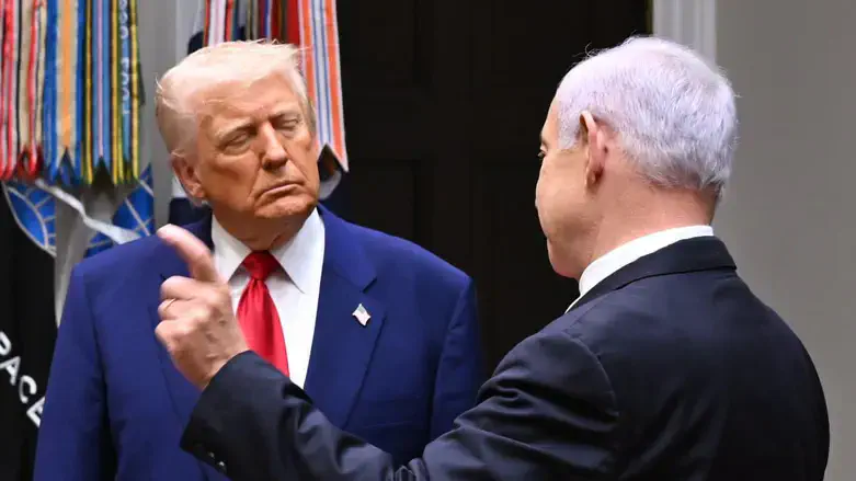 Benjamin Netanyahu and Donald Trump