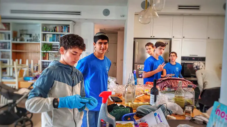 ניקיון הפסח אצל המשפחות